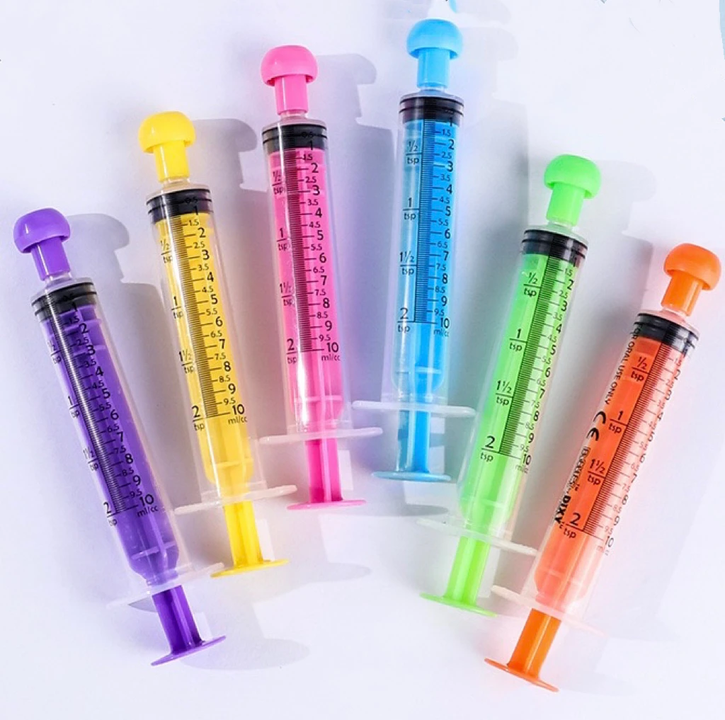 Wholesale disposable veterinary syringe 5ml and 10ml animal Feeder plastic syringe drug liquid food syringe feeding
