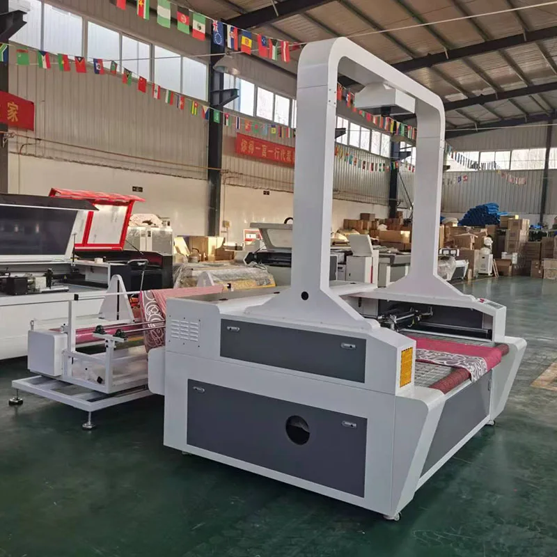 Automatic Feeding Identification Cloth Cutting Machines Professional Plotter Machine Fabric Textile Cutting Machine