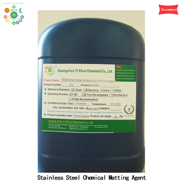 Series 3 chemical matte whitening agent for stainless steel