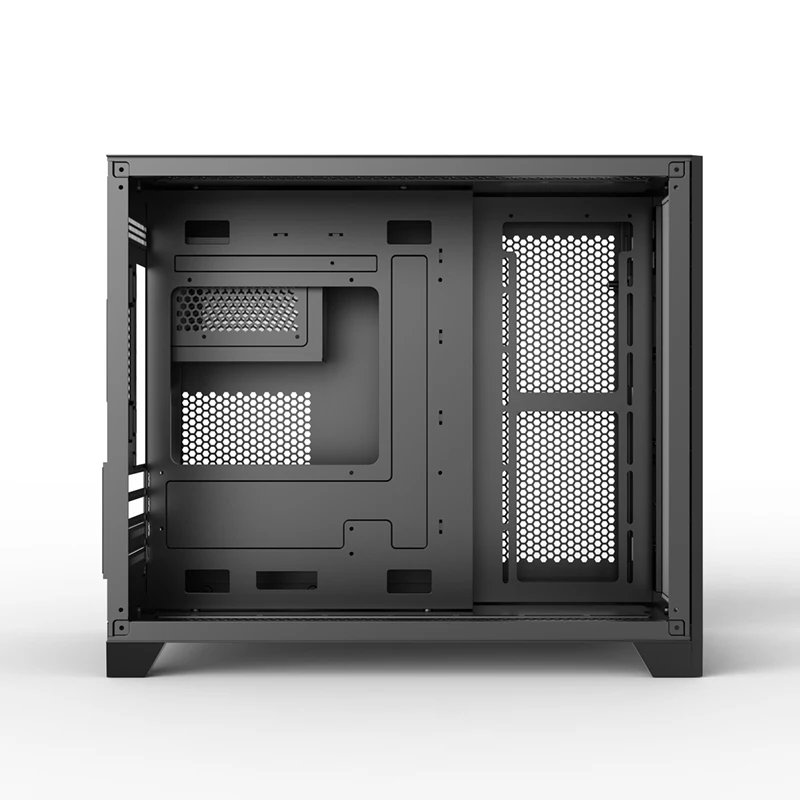 Wholesale 2023 New Design Custom Atx Pc Case Tempered Glass Panel Gaming Pc Case SPCC Computer Cases & Towers With Power Supply