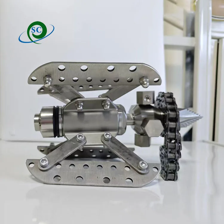 CS 5000psi high pressure sewer pipe Chain Blast Nozzle 3/8 stainless steel ceramics roots cutting nozzle