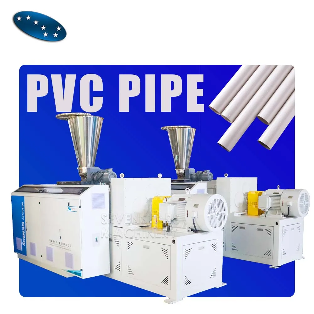 Hot sale Plastic PVC pipe extruder extrusion production machine line with good quality