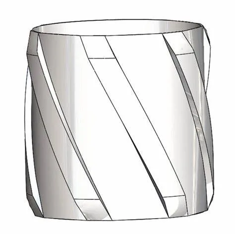 API 5CT Spiral Casing Centralizers Integral Plastic Casing Centralizer For Casing Drill Pipe Oil Pipe