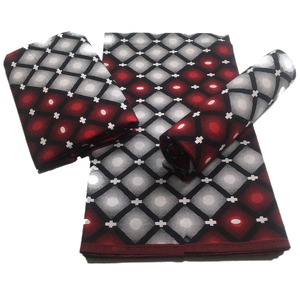 ACI Ankara Fabric African Wax Fabric 100% Cotton Guaranteed Real Wax African Print Fabric 6 Yards/Piece For Dress