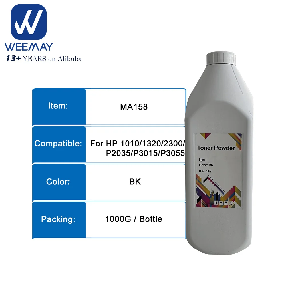 Weemay оптовая продажа совместимый HP 1010 1320 2300 2420 4200 4250 P2035 P3015 P3055 Запасной тонер-порошок для принтера
