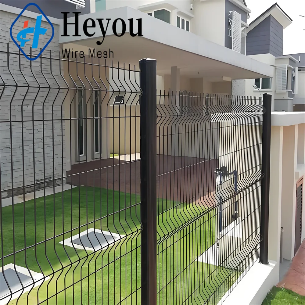 Best Quality Home Outdoor Decorative 3d Curved Welded Wire Mesh Fence 3D Security Fence