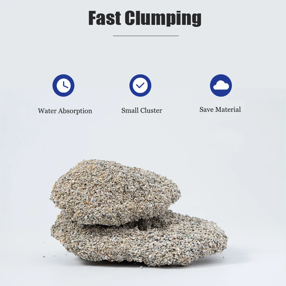 top quality broken mineral cat litter for pets