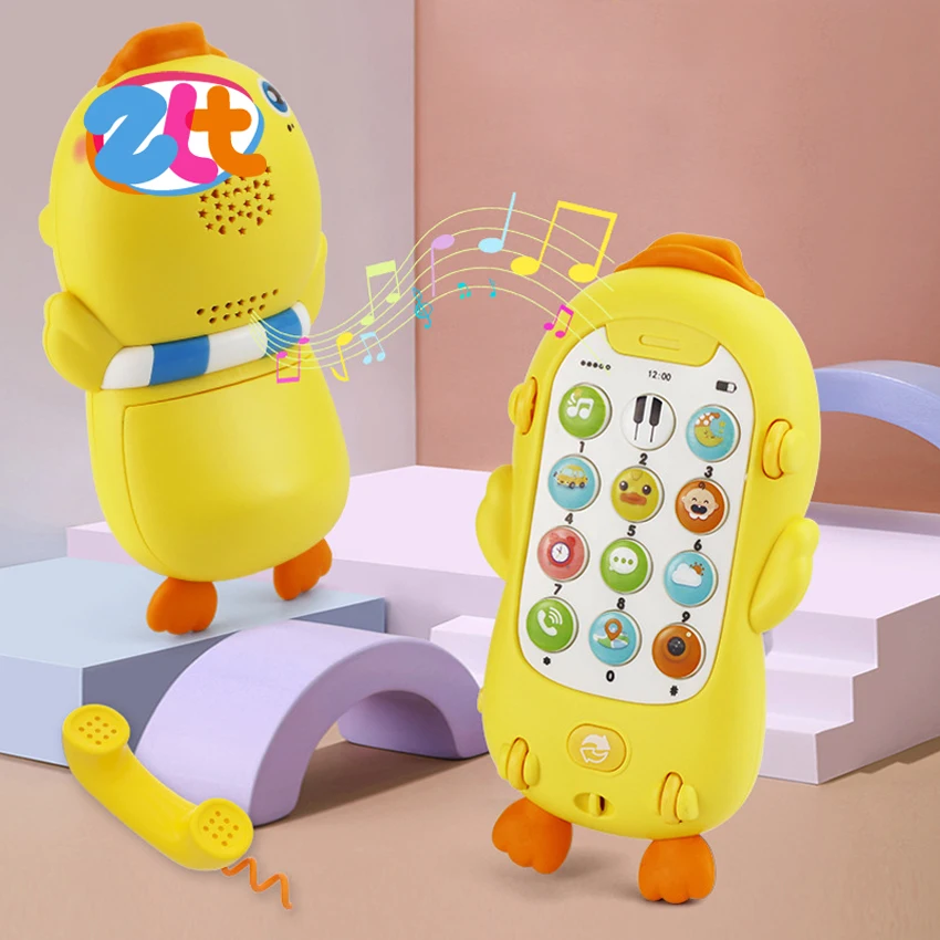 Early Educational Toy Smart Music Cellphone Toy  Baby Mobile Phone Toy for kids