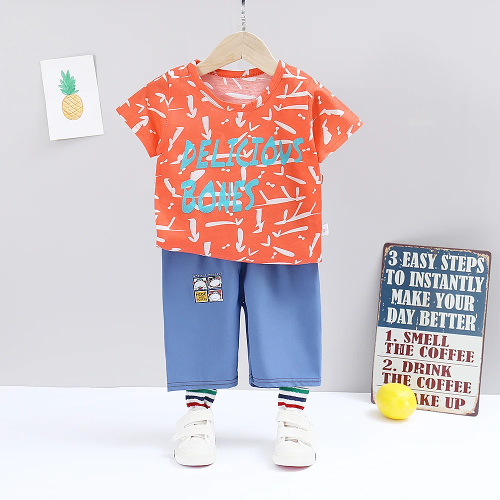 Children Clothes Factory for Kids Clothes Bulk Supply Kids Clothing Sets 2pcs T-shirts And Pants Supplier Wholesale Vietnam