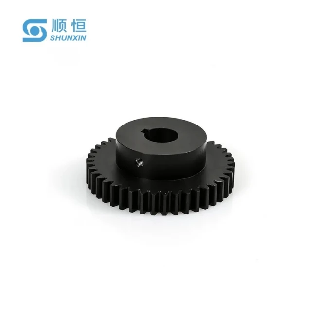 Wear resistant CNC custom injection molded nylon PA6 helical gear transmission accessories nylon spiral bevel gear