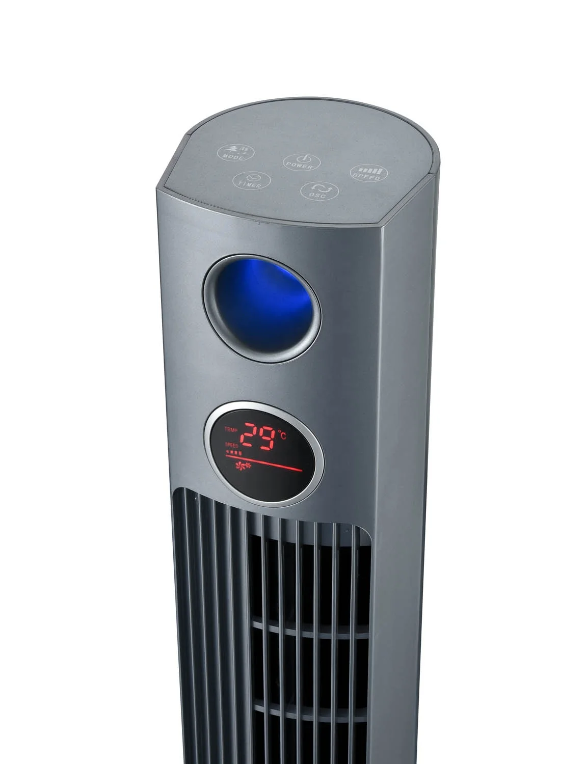 Tower fan with Electrical Remote Control Standing WIFI control wooden Tower Cooling Fan