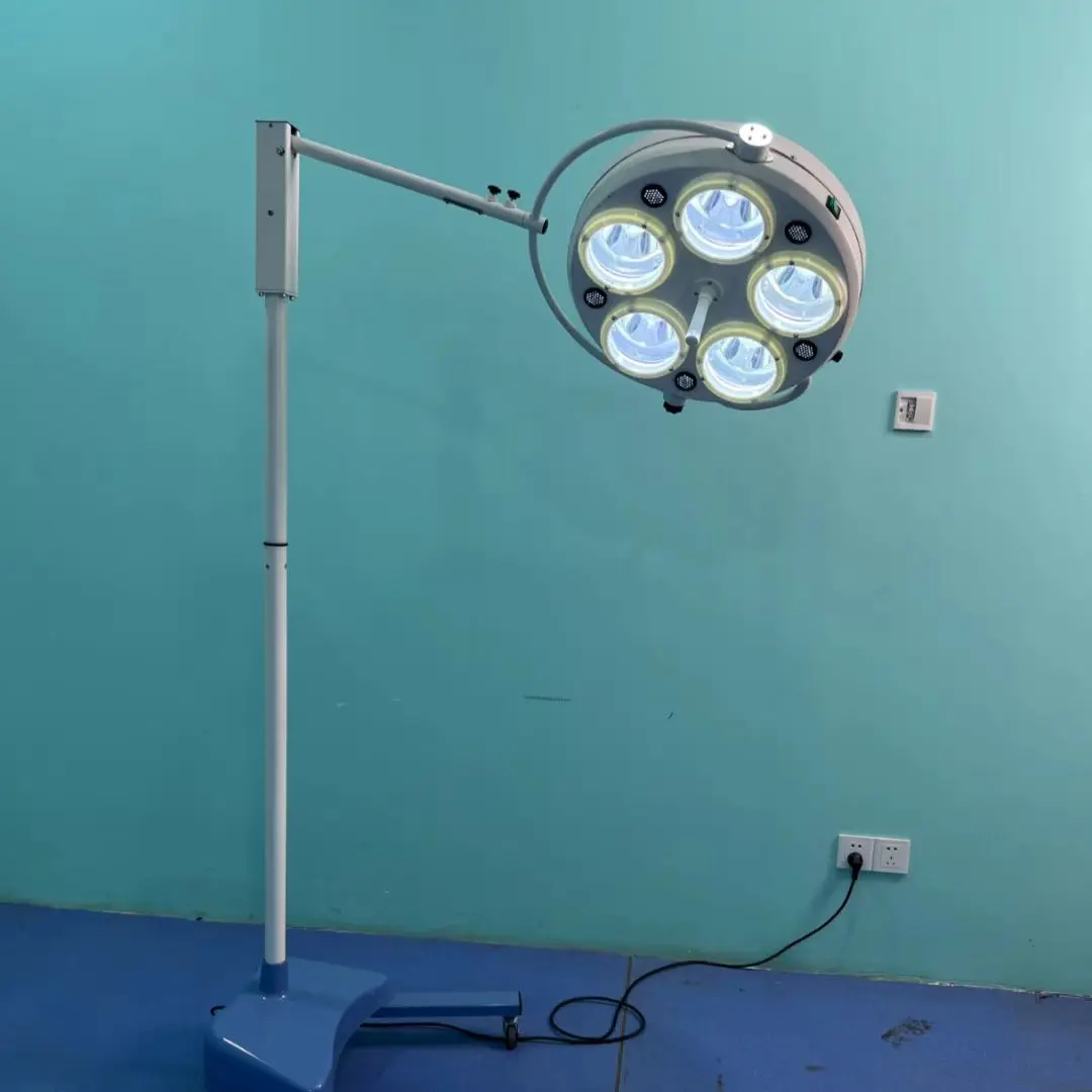 Medical Stand Type LED Shadowless Operation Lamp Mobile Operating Theatre Lights