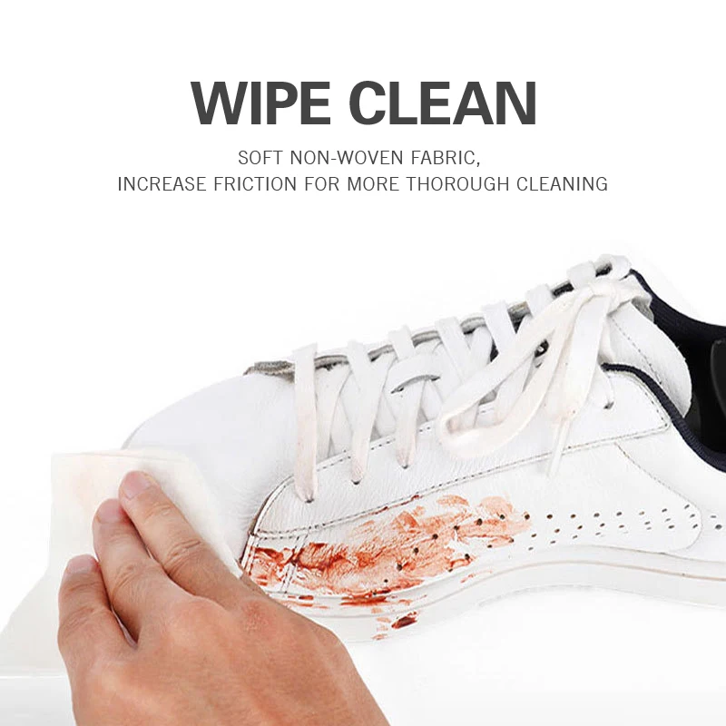OEM ODM 30 pcs Strong Stain Removal Shoes Cleaning Wipes Sneaker Wipes Individually Wrapped