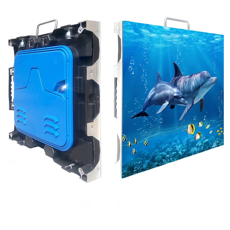 High Brightness Outdoor Waterproof LED Panel Die-cast Aluminum Cabinet P4 P6 P8 P10 LED Advertising Display Screen