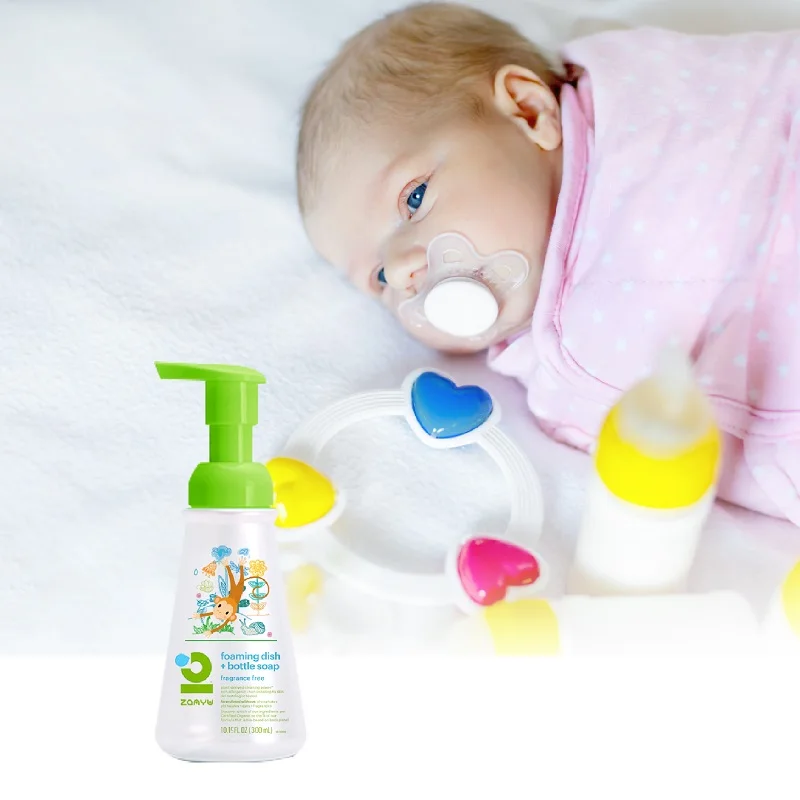 OEM Wholesale Dish Washing Liquid Dish Soap Fragrance Free Foaming Dish Bottle Soap Liquid