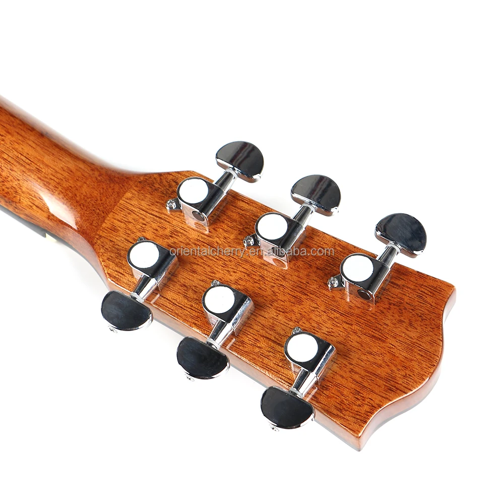 Cheapest electric handmade factory wholesale acoustic guitar made in China