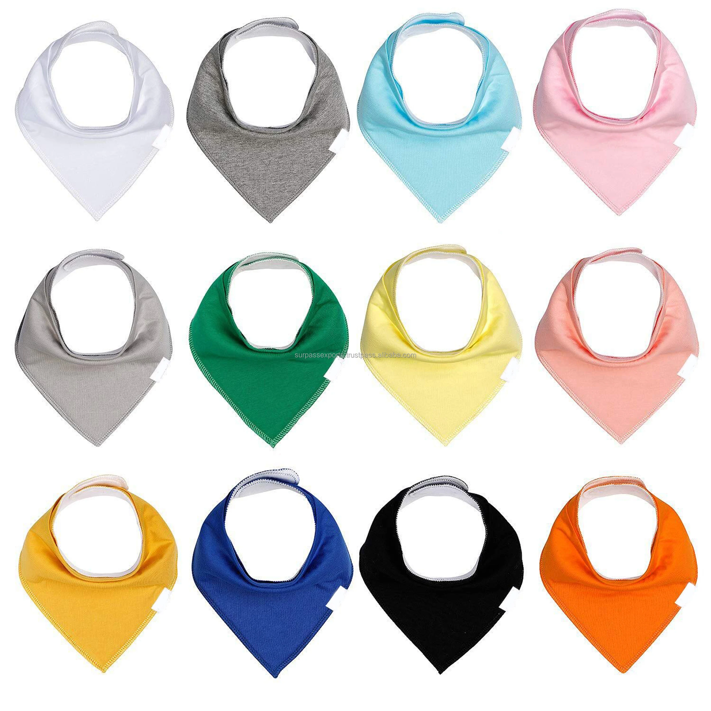 New Collection Soft Lightweight Cotton Bibs Wholesale Sets with Custom Logo New Born Baby Girls Boys Daily Life Use Export Ready