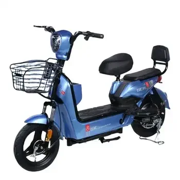Customization Product 2 Wheel Electric Scooter 350W LEAD-ACID Battery Long Range City Electric Bike Ebike Bicycles With Basket