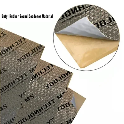 Keyrone 2.5mm Car Sound Deadening Underlay Damping Butyl Rubber Sheet Sound Insulation Tape