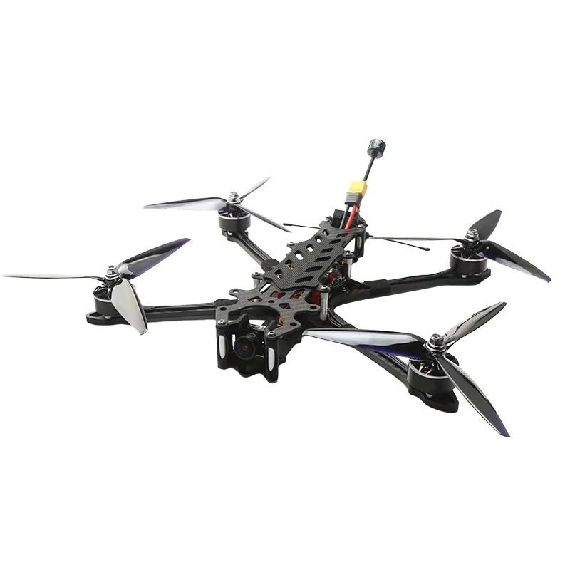 Remote control aircraft aerial photography HD Quadcopter folding through aircraft model