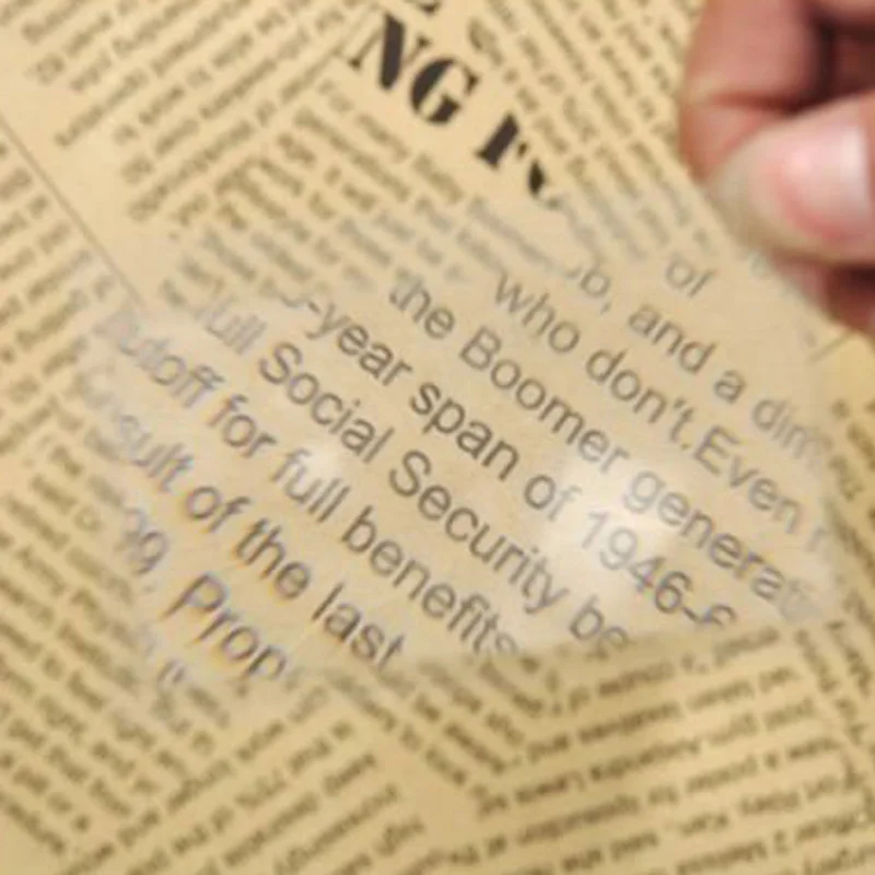 85X55mm карта-увеличительное стекло