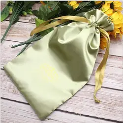 Атласное шелковое нижнее белье, ювелирные сумки на шнурке для бикини