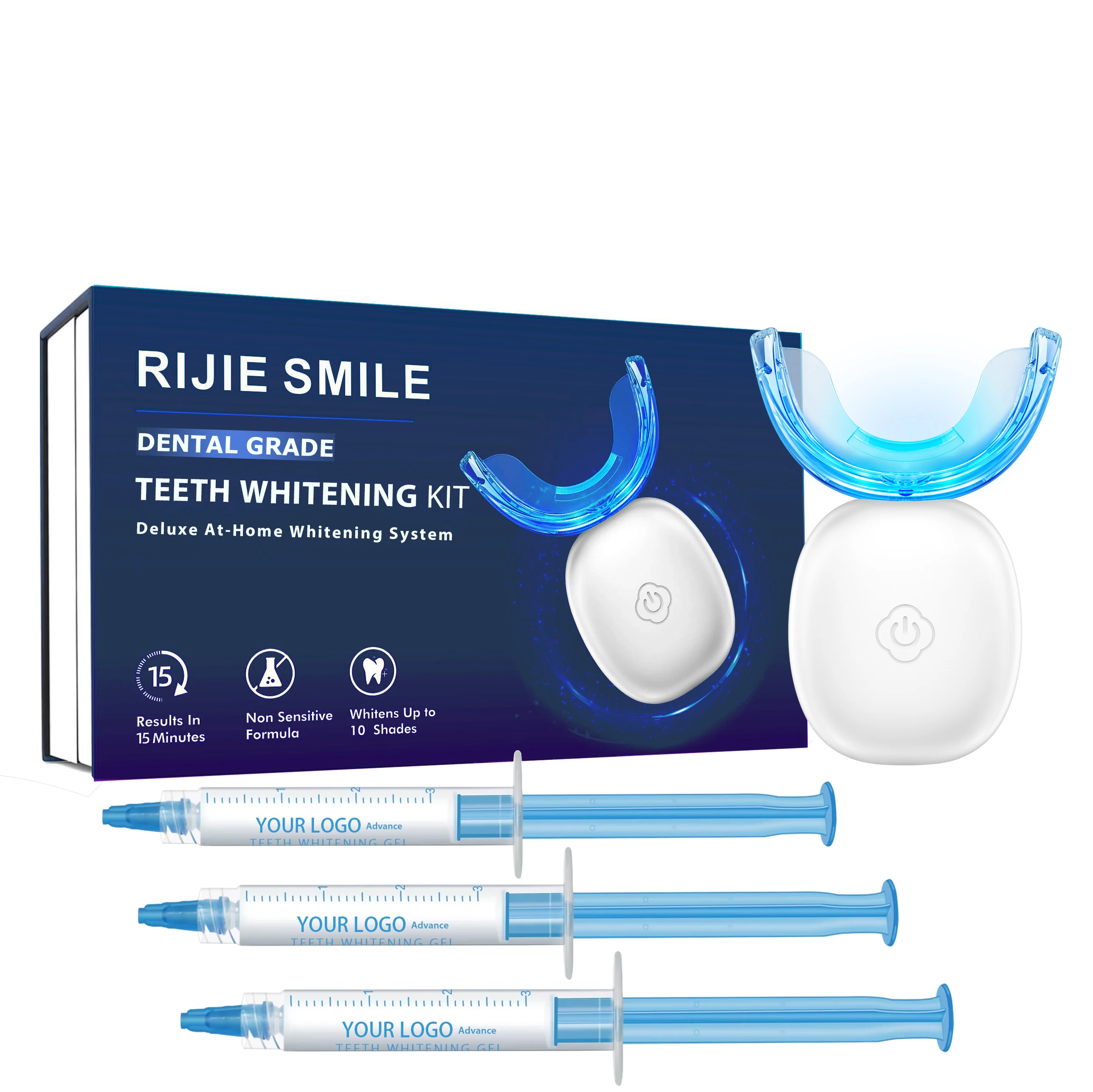 Wholesale Wireless Private Logo 35% Carbamide Peroxide Teeth Whitening Gel 32 Leds Light Quality Home Teeth White Kit  Led
