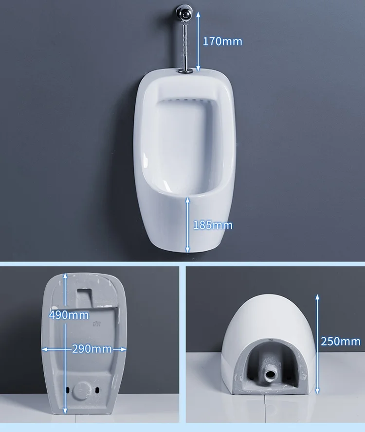 High Quality Portable Ceramic Wall Hung Sinks Urinal Toilet Bowl For Men wall hung toilet