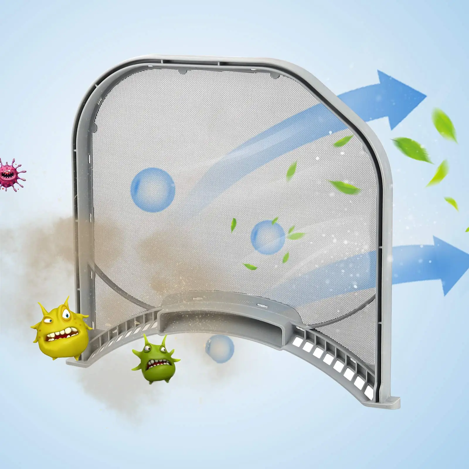 JC China Factory Direct Supply Dryer Lint Filter Replacement ADQ56656401 Dryer Lint Filter Assembly For LG Cloth Dryer Parts