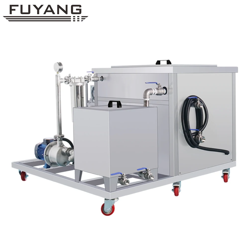 Ultrasonic Cleaner FUYANG  Industrial Ultrasonic Cleaner with filtering  560L for Printer Engine Carbon Cleaning Machine