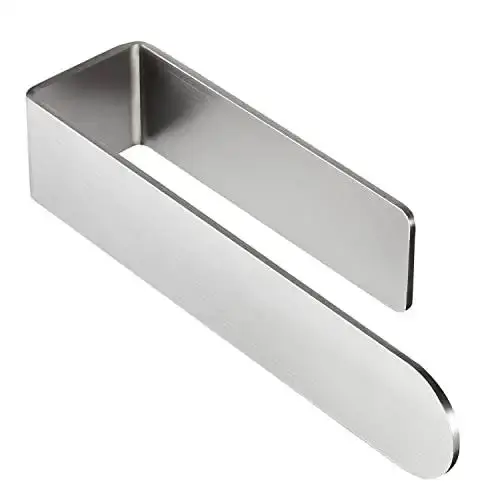 Hand Towel Ring - Self Adhesive Bathroom Towel Bar Stick on Wall, SUS 304 Stainless Steel Brushed