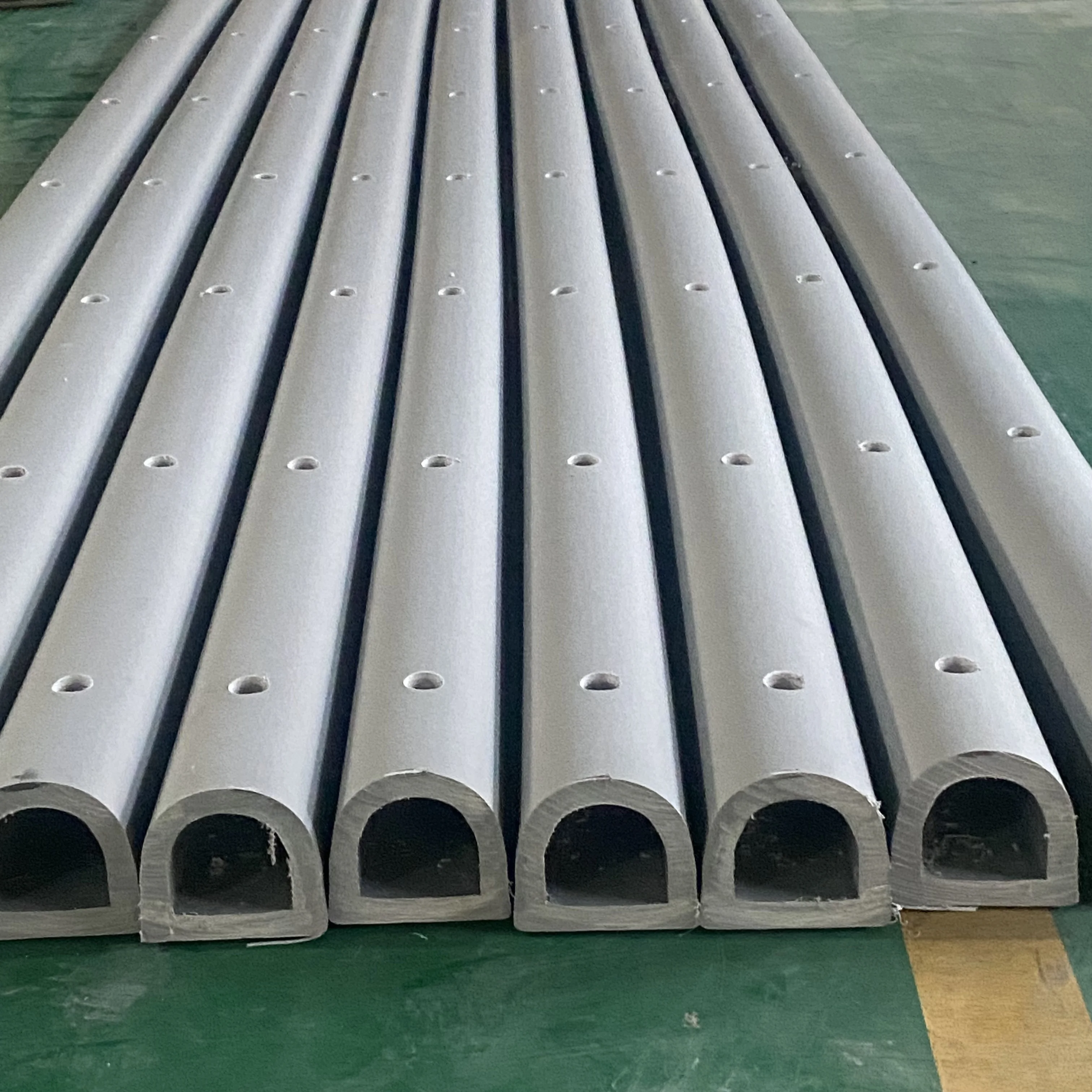 D Shape Type Durable Marine Solid Rubber Dock Fender Rubber Boat Bumpers With Accessories