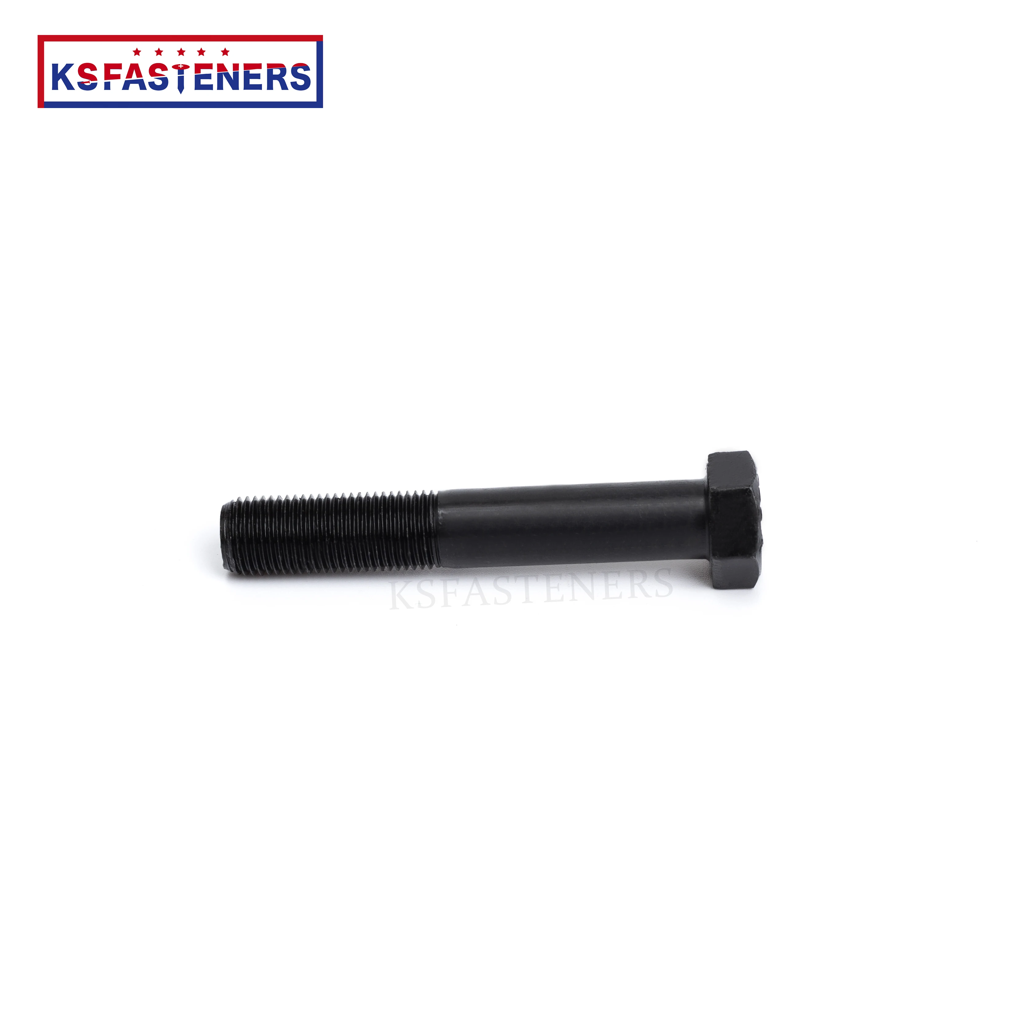 Din933 Din931 шестигранный болт с плоской шестигранной головкой черный цинк хромированный нержавеющая сталь
