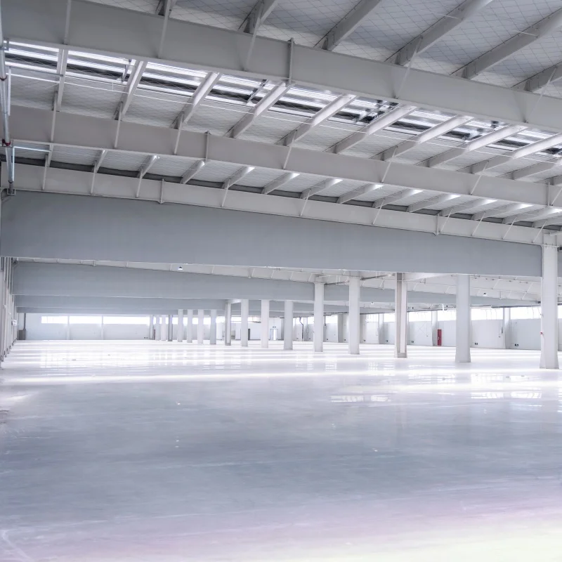 prefabricated light steel building construction frame structure warehouse factory workshop manufacturers industrial