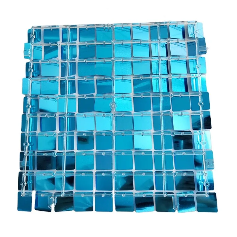 Factory Directly Wholesale Vivid 3d Air Active Disco Wall Shimmer Sequins Panel For Decoration