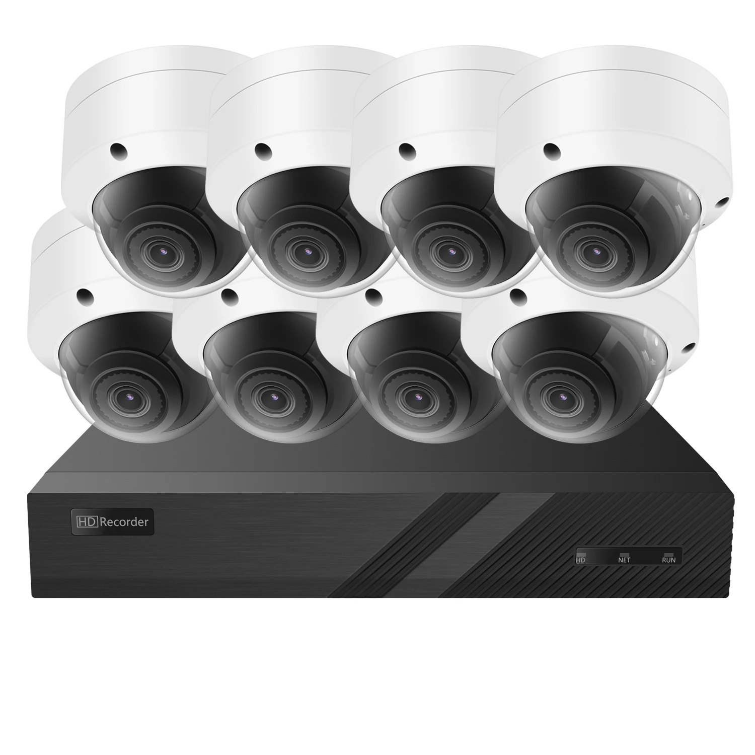 8CH 8MP 5MP Smart Dual Light IP POE Camera System Guard Viewer OEM Audio 8CH Security Turret Network Camera CCTV 4K NVR Kit