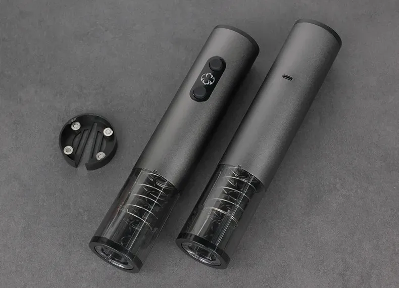 Most Innovative Product 2024 Battery Recharging Automatic Wine Opener Electronic Kitchen Gadget for Christmas Gift