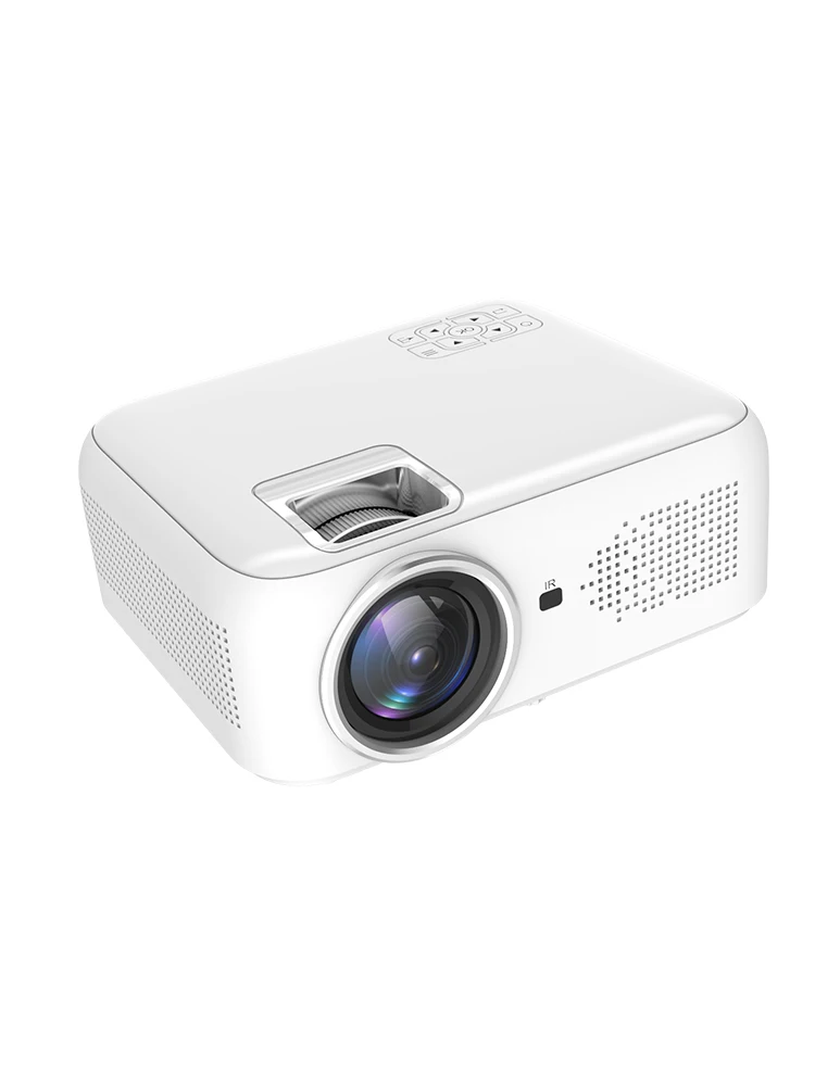 2022 Shenzhen Lianjixing  Newest Video Smart Pico Projector Business Factory Supply  LED Speaker Focus Lamp Outdoor Projector TV