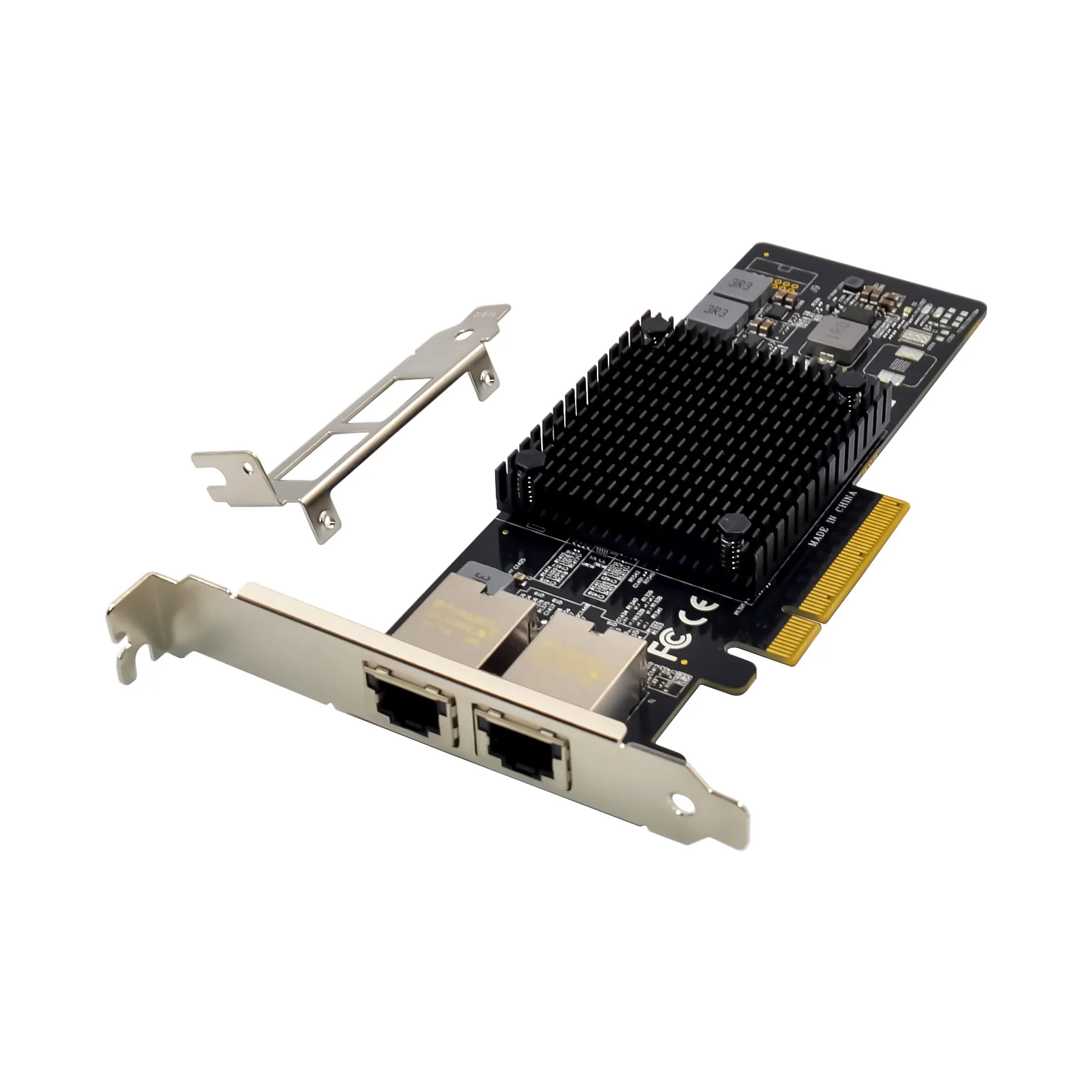 SUNWEIT ST7280 PCIe 3.0 x8  Dual RJ45 Port 10 Gigabit Network Card CHIPSET:X550