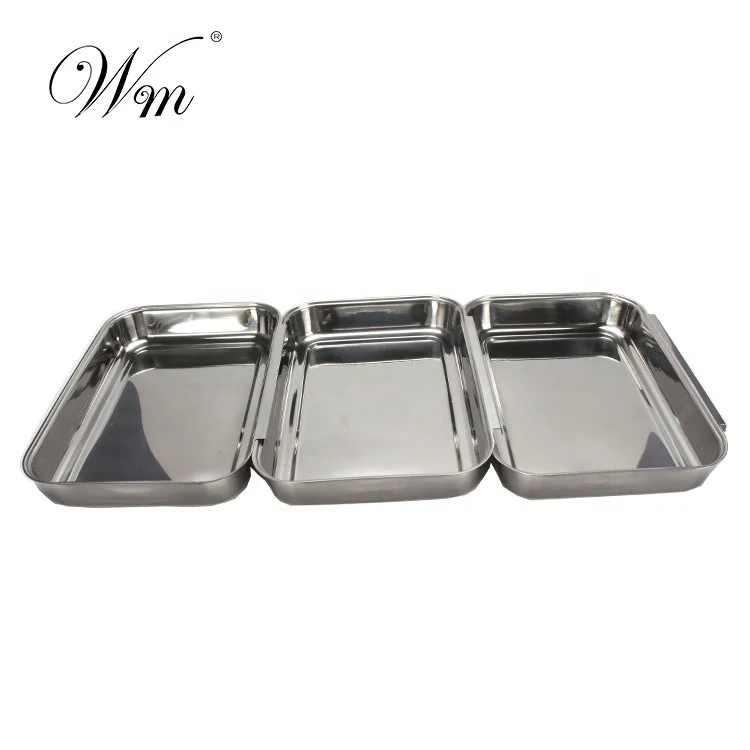 
Stainless steel 430 Panier set 3tlg Breading set 3pc 