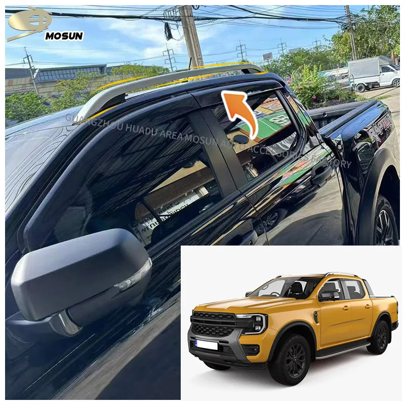 Алюминиевый багажник на крышу для автомобиля комплект из 2 предметов FORD RANGER T9 2023 +