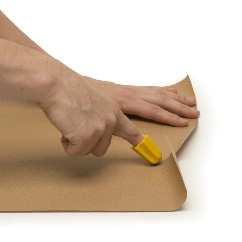 New creative The One Finger Safety Cutter Yellow mini box cutter Perfect For Open Boxes Tricky Packaging Envelopes & More