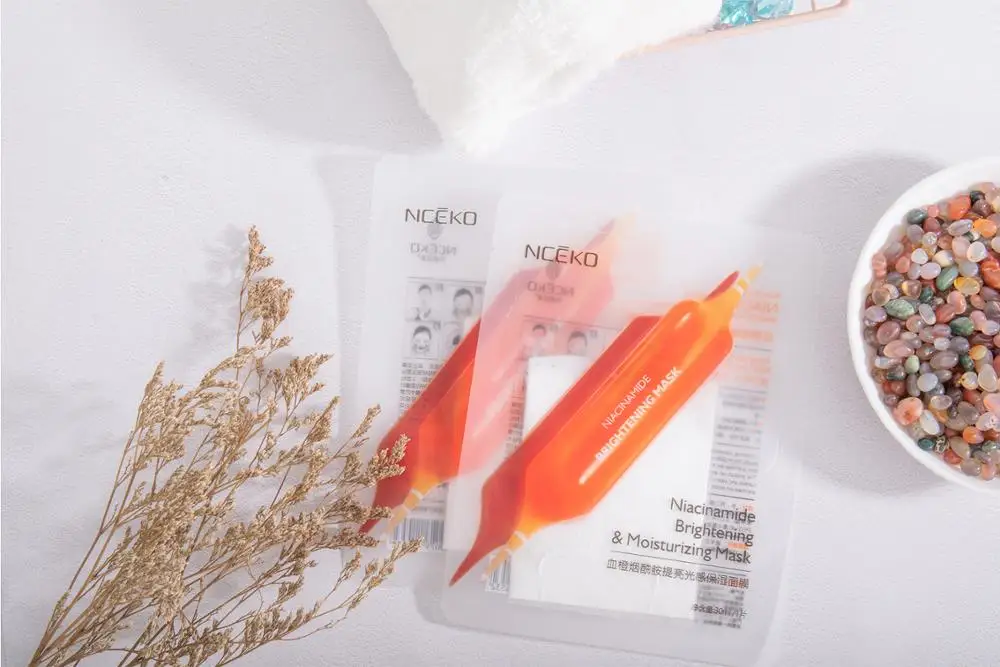 Nceko Niacinamide Face Mask Brightening & Moisturizing Facial Mask Sheet