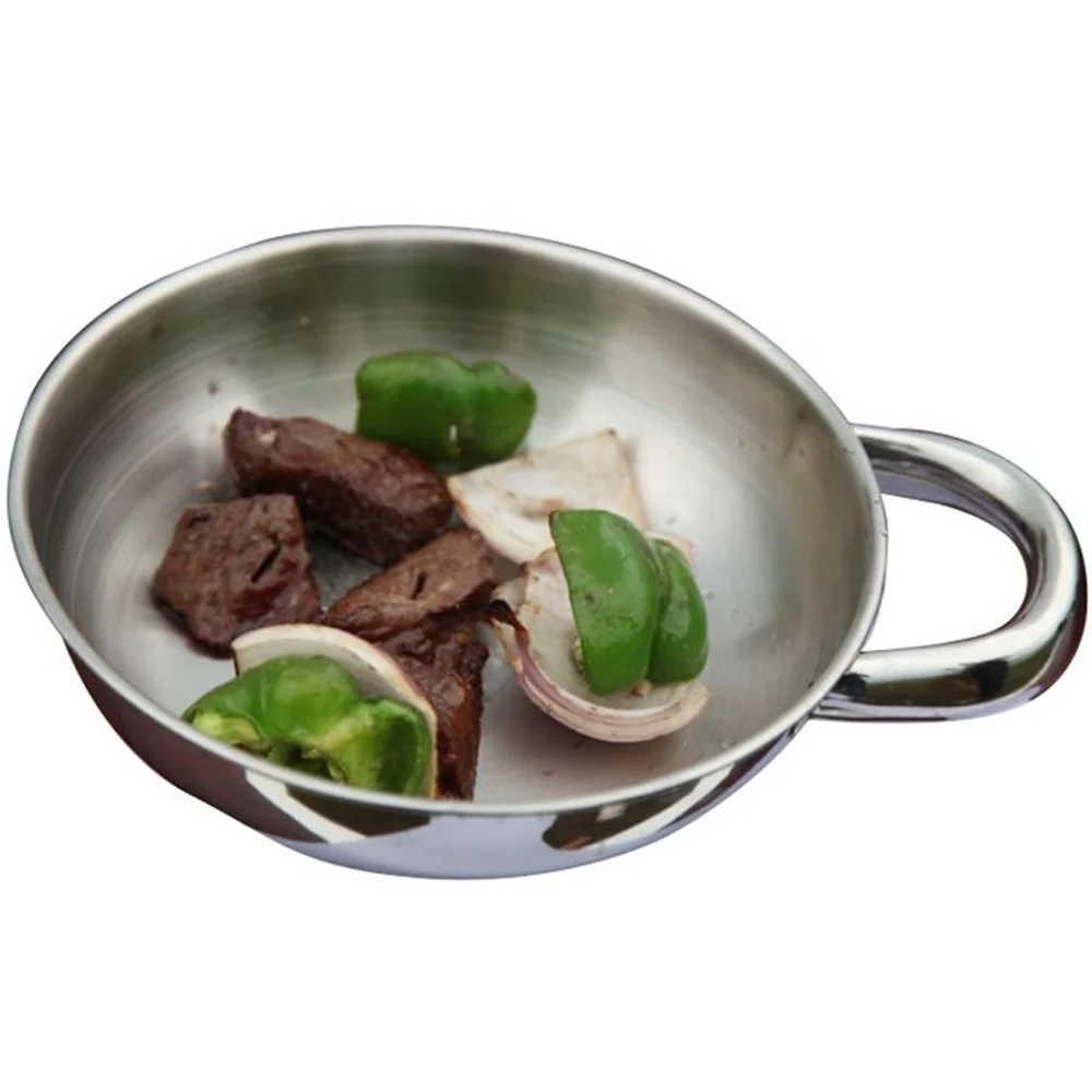 CL1D-A1905 Comlom Portable Outdoor Stainless Steel Bowl With Handle