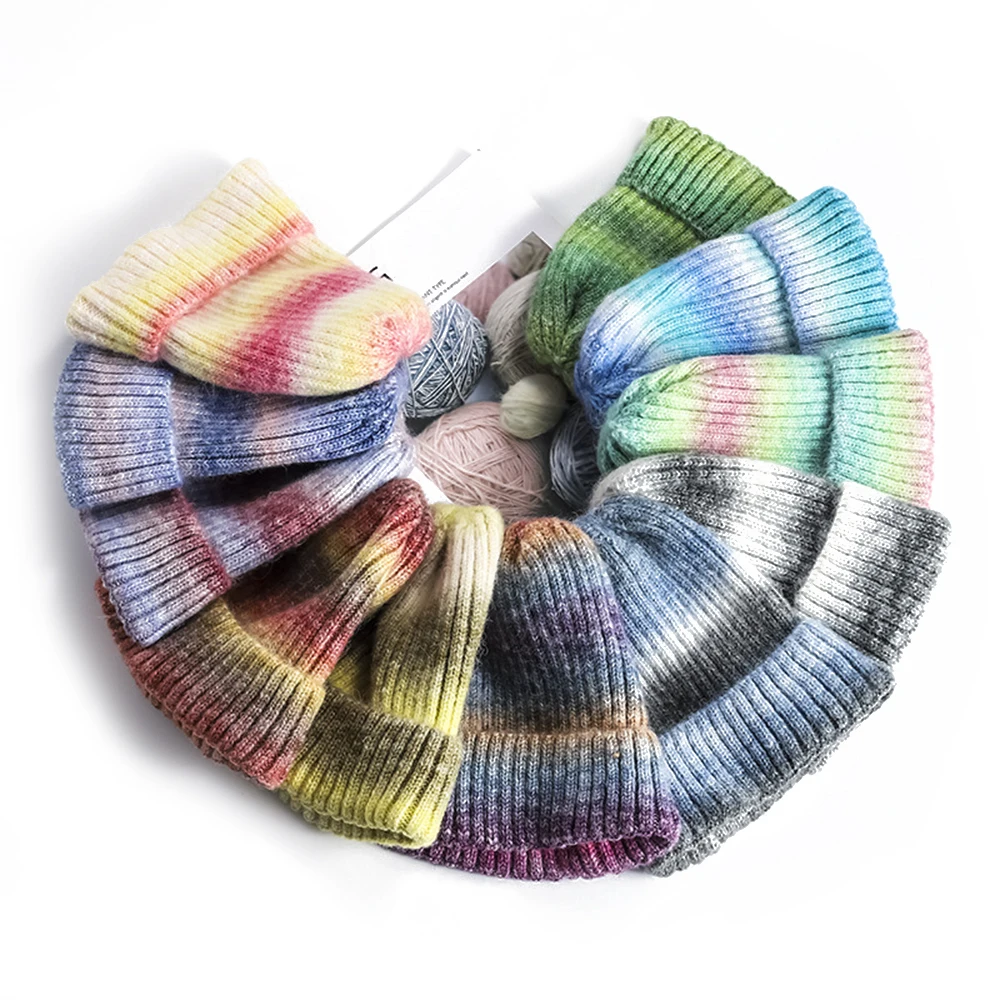 Wholesale Unisex Knitted Hat Letter Logo Fashion New Warm Beanie Windproof Daily Cartoon Embroidery Winter Hats