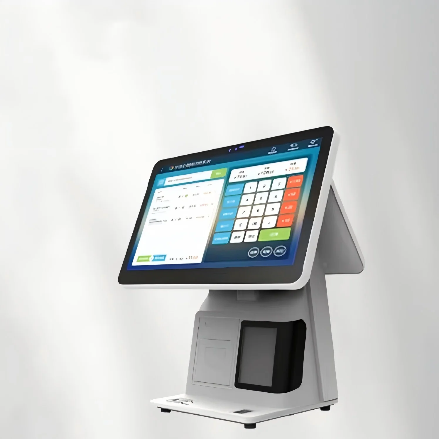Оптовая продажа кассовый аппарат системы POS все в одном Pos с термопринтером 58 мм и сканером штрих-кодов