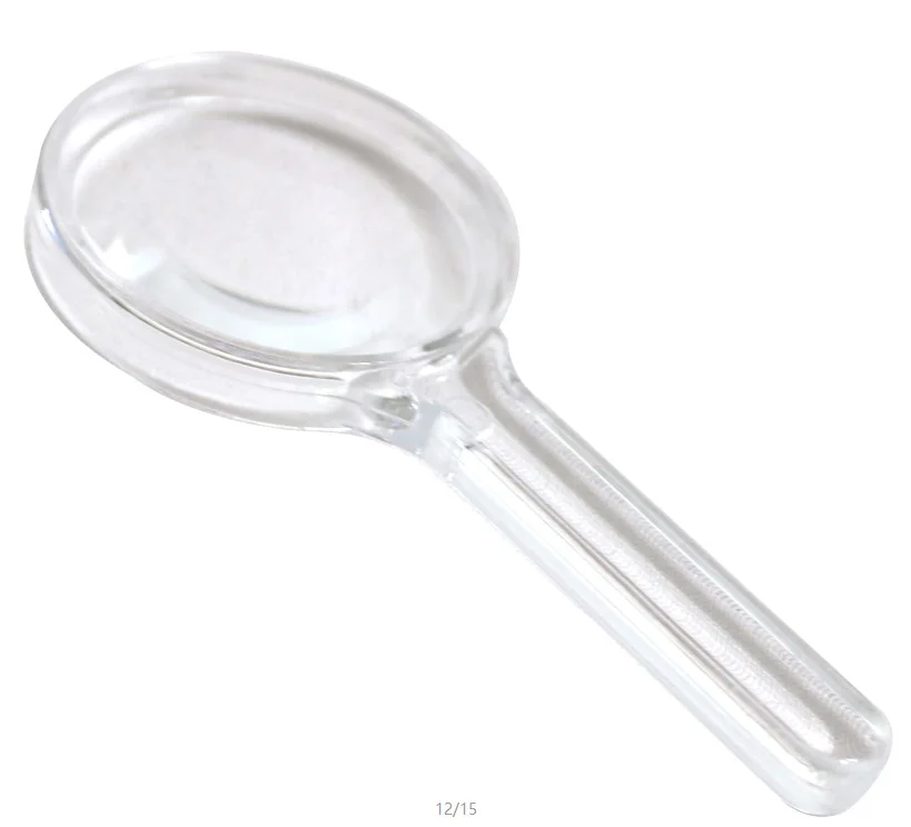Mini Aid Kids 35MM Plastic Magnifying Glass For Gift
