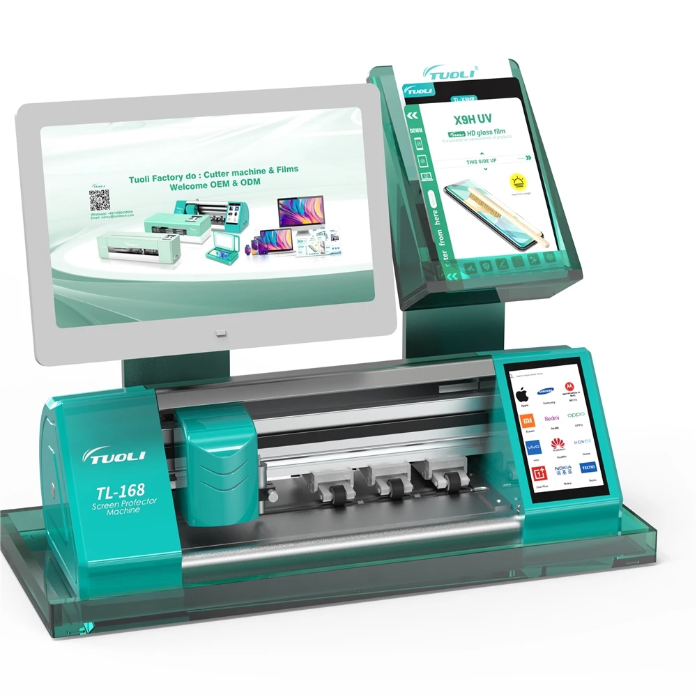 Hot selling Full Screen Unlock protector Phone TPU Film Clear automatic cutting making machine