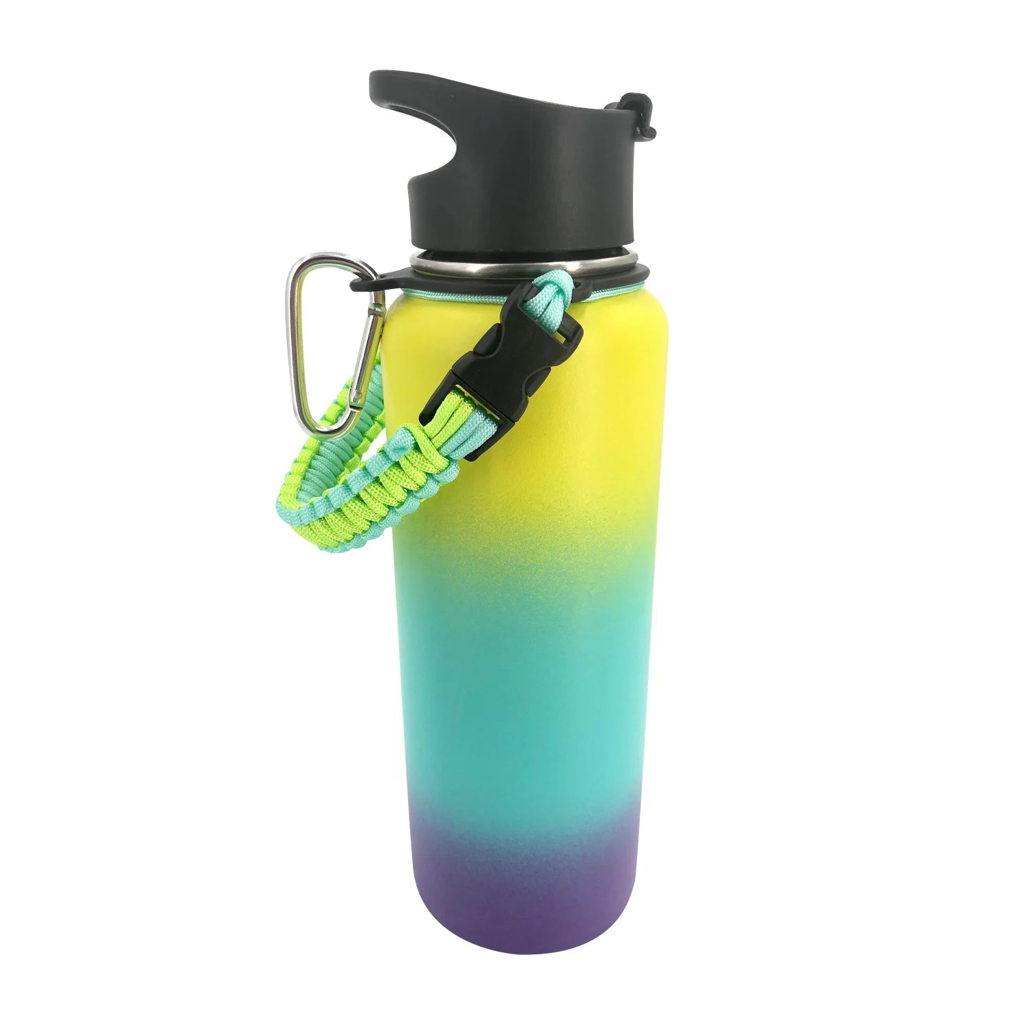 550 Outdoor Paracord Bottle Handle for Wide Mouth Water Bottle