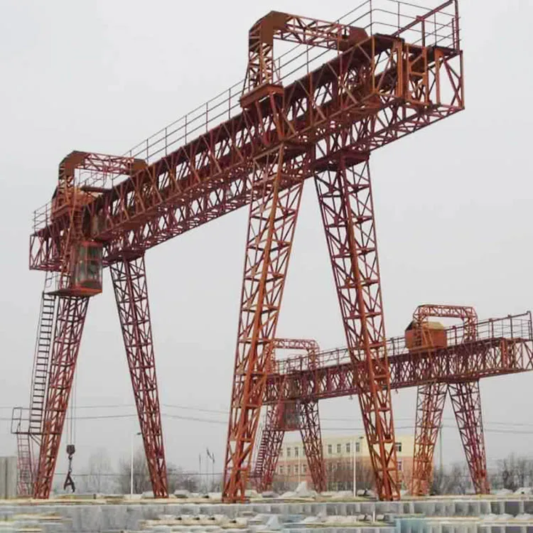 Customized single and double beam gantry crane tyre type container tyre crane Flower frame gantry crane 5 ton 8 ton 10 ton